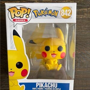 Pokemon Pikachu Pop! Vinyl Figure - Yellow & Red